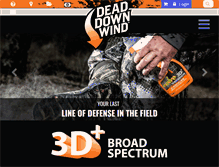 Tablet Screenshot of deaddownwind.com